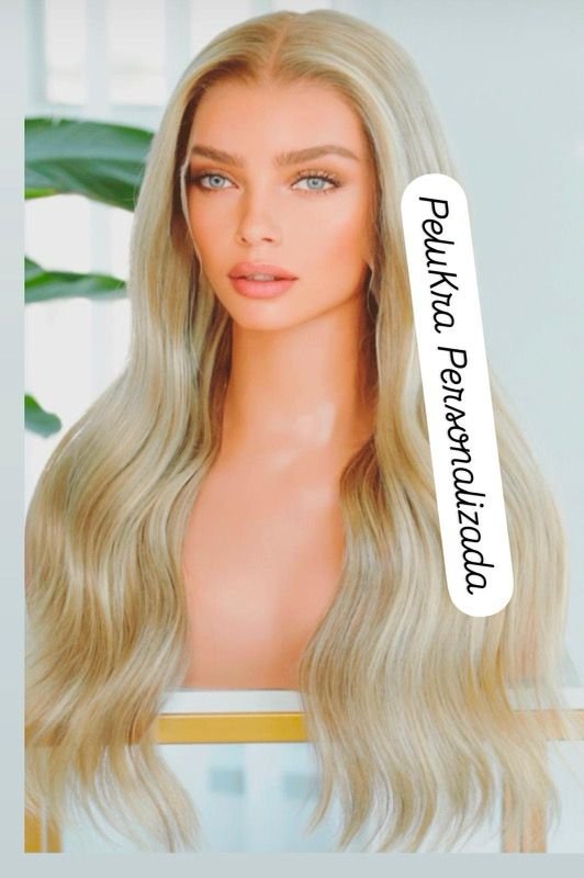 22” texture bodywave HD 13x6 bleached knots and pre plugged lacefrontal 150 density color champagne blonde