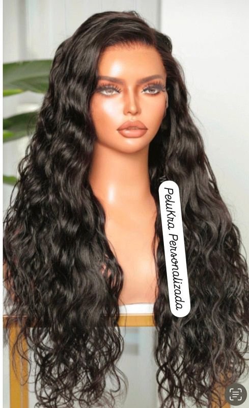 24” soft curly, HD lacefrontal 13x6 color natural